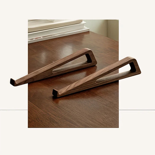 Faltbarer Laptop-Ständer aus Holz – Ergonomischer Kühl-Stand, 2er-Set