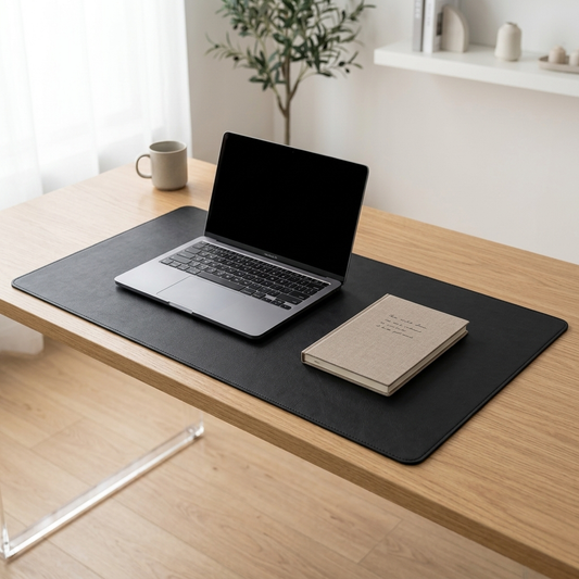 Schreibtisch-Matte aus PU-Leder – XXL, wasserdicht und rutschfest fürs Home Office