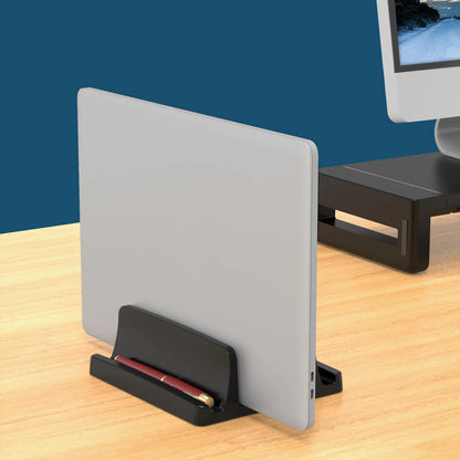 Doppelter Laptop-Ständer – Vertikaler Halter für 2 Laptops & Tablets
