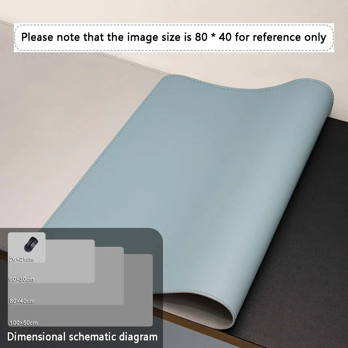 Schreibtisch-Matte aus PU-Leder – XXL Wasserdicht & Rutschfest für Home Office