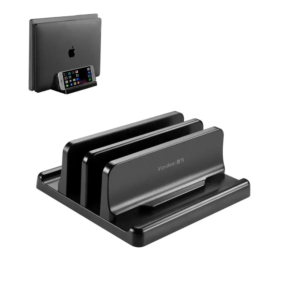 Vertikaler Laptop-Ständer – Platzsparender Schreibtisch-Dock für MacBook & Notebooks
