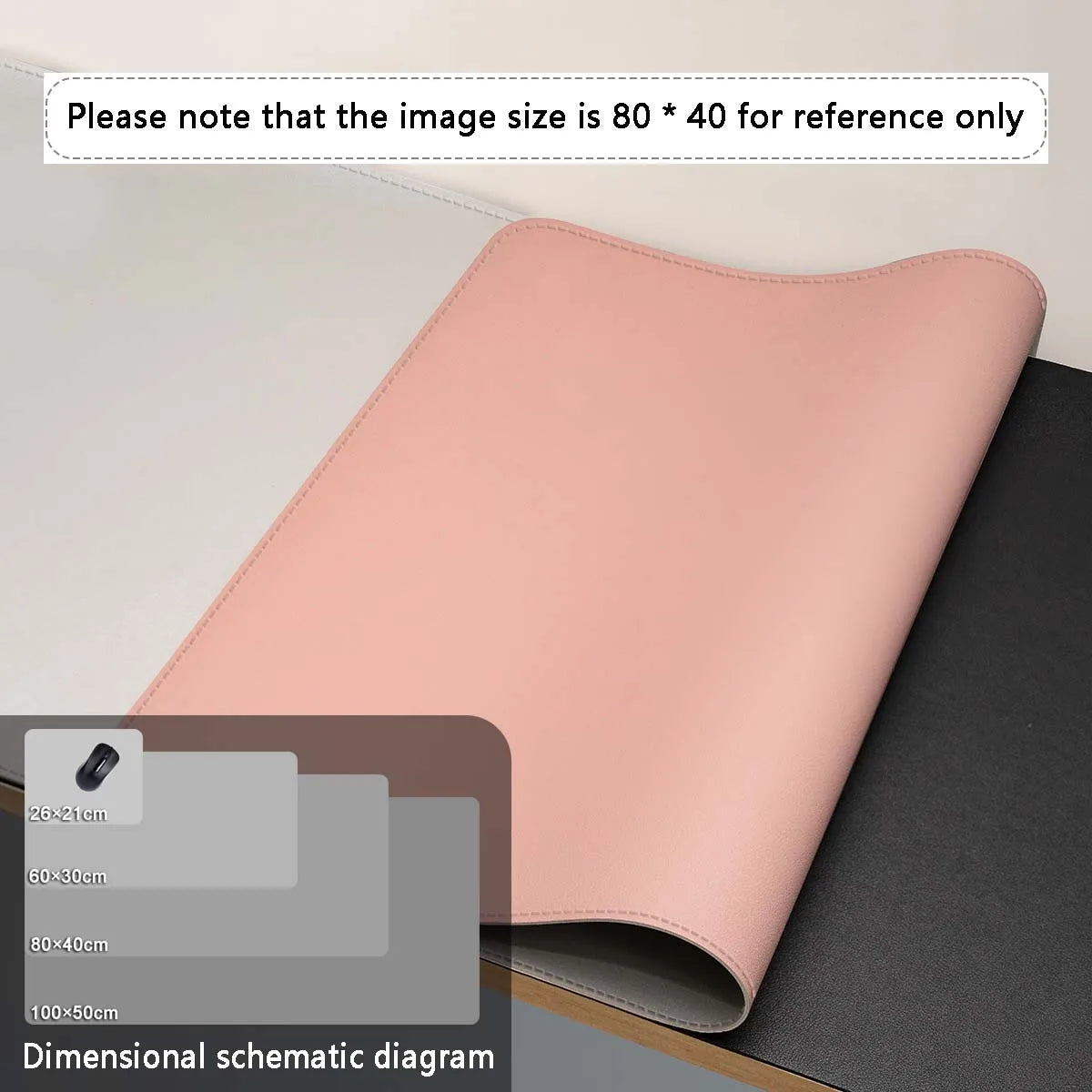 Schreibtisch-Matte aus PU-Leder – XXL Wasserdicht & Rutschfest für Home Office