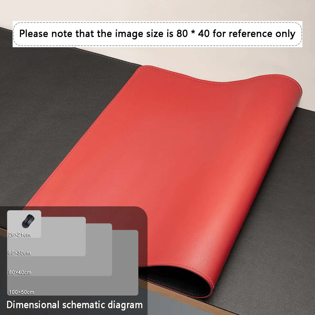 Schreibtisch-Matte aus PU-Leder – XXL Wasserdicht & Rutschfest für Home Office