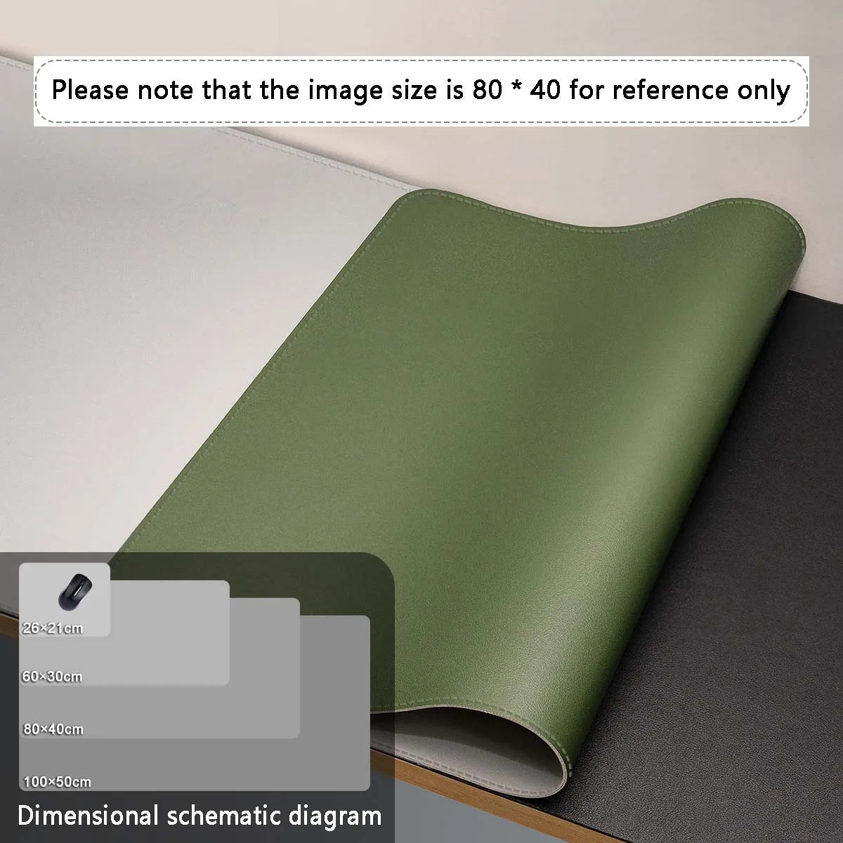 Schreibtisch-Matte aus PU-Leder – XXL Wasserdicht & Rutschfest für Home Office