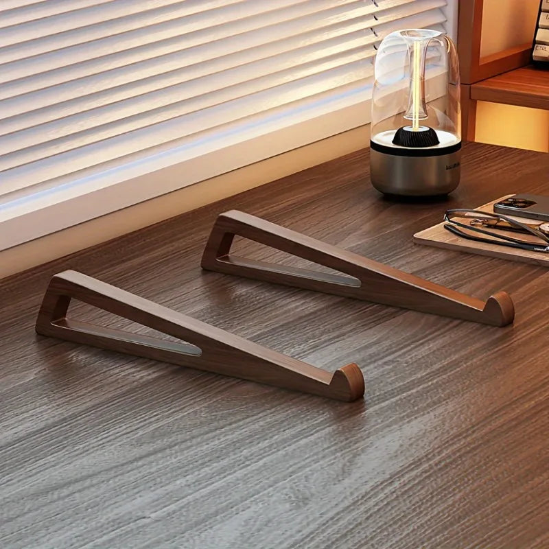Faltbarer Laptop-Ständer aus Holz – Ergonomischer Kühl-Stand, 2er-Set