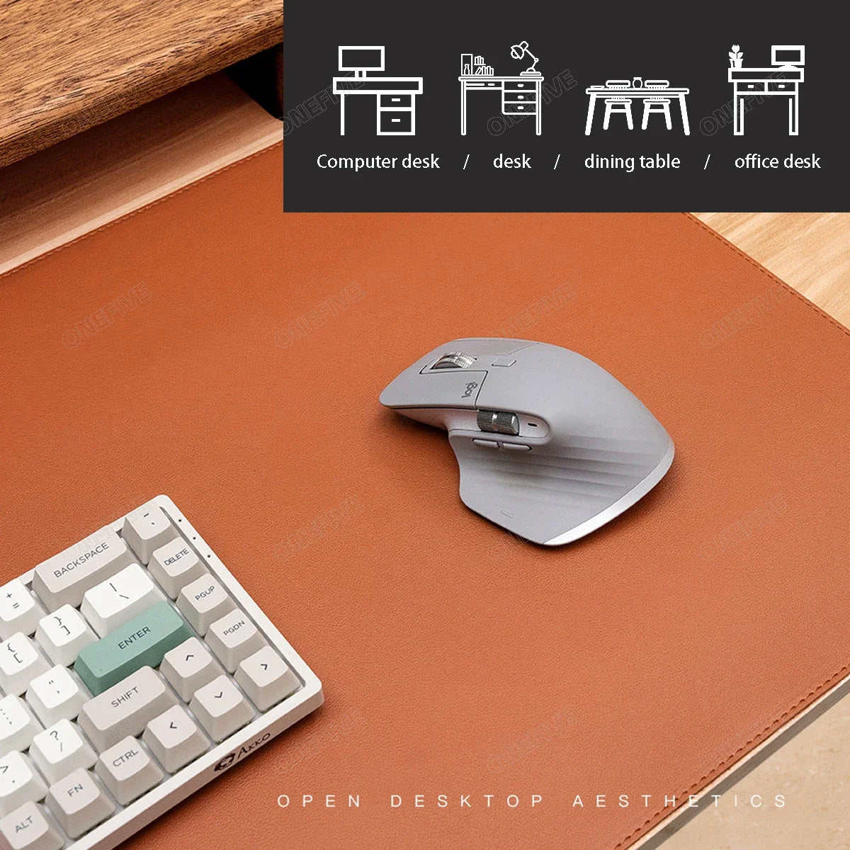 Schreibtisch-Matte aus PU-Leder – XXL Wasserdicht & Rutschfest für Home Office