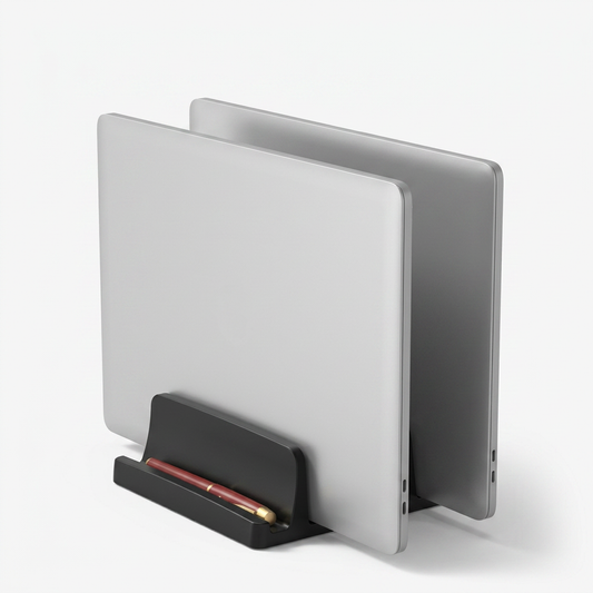 Doppelter Laptop-Ständer – Vertikaler Halter für 2 Laptops & Tablets