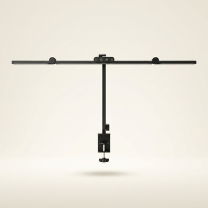 LED-Schreibtischlampe mit Doppelkopf – 4 Lichtmodi, dimmbar